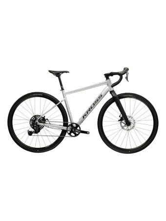 KROSS Esker 1.0 MY26 / Grey-Graphite Matte / Gravel dviratis (28")