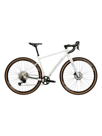 KROSS Esker 5.0 ULT.RA / White-Holo Gloss / gravel dviratis (28'') MY25