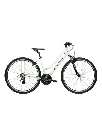 KROSS Evado 2.0 D MY26 / Mint-Black Gloss / moteriškas hibridinis dviratis (28'')