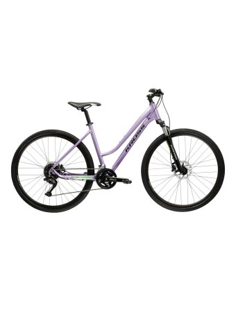 KROSS Evado 5.0 D pur-gre g moteriškas hibridinis dviratis (28") MY25