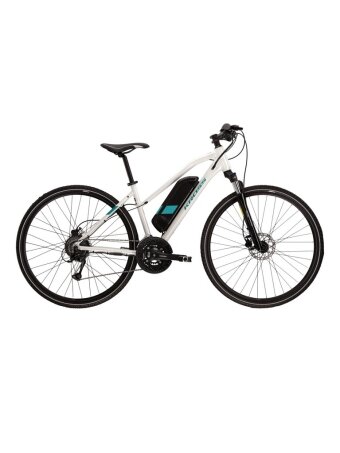 KROSS Evado Hybrid 1.0 whi-tur g Moteriškas Elektrinis Hibridinis Dviratis (28") KROSS Evado Hybrid 1.0 whi-tur g Moteriškas Elektrinis Hibridinis Dviratis (28")