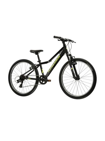 KROSS Hexagon JR 24 MY26 / Black-Yellow Gloss / vaikiškas dviratis (24")