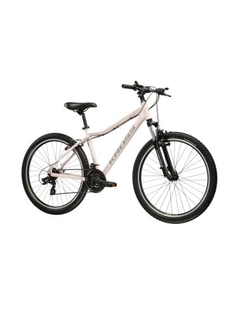 KROSS Lea 1.0 D MY26 / Pink-Grey Matte / moteriškas kalnų (MTB) dviratis (26")