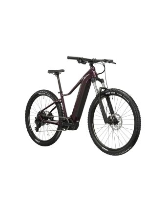KROSS Lea Boost 5.0 D / 500 Wh / Purple-Black Gloss / elektrinis moteriškas kalnų (MTB) dviratis