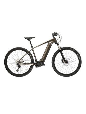 Elektrinis dviratis KROSS Level Boost 2.0 / 504 Wh / Brown-Gold Gloss / L
