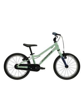 KROSS Liftie 16 MY26 / Green-Black Gloss / lengvas vaikiškas dviratis (16")