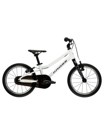 KROSS Liftie 16 U / White - Black Gloss / vaikiškas dviratis (16")