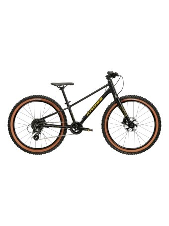 KROSS Liftie 24 X MY26 / Black-Yellow Matt / lengvas vaikiškas dviratis (24")