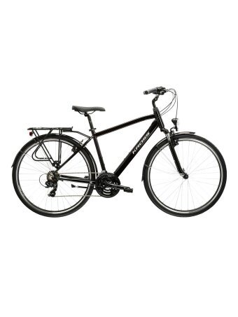 KROSS Trans 1.0 / Black-Grey Gloss / miesto dviratis (28")