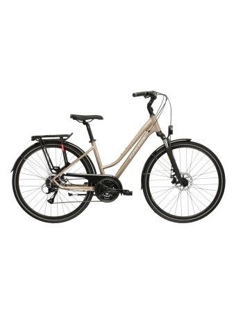 KROSS Trans 3.0 D MY26 / Brown-Silver Matte / moteriškas miesto dviratis (28")