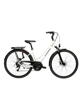 KROSS Trans 3.0 D MY26 / Pearl-Black Glossy / moteriškas miesto dviratis (28")