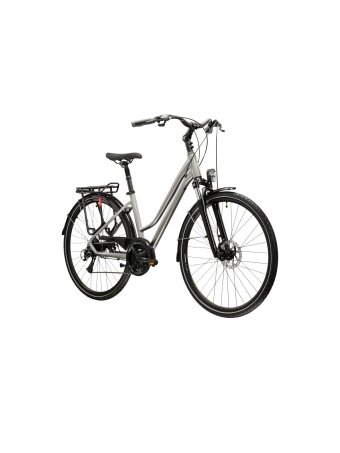 KROSS Trans 3.0 D sil-dog g moteriškas miesto dviratis (28") MY25