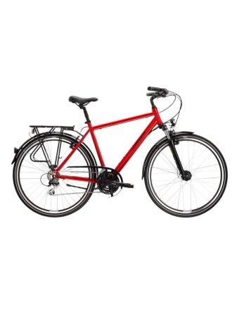 KROSS Trans 3.0 / Red-Black Gloss / miesto dviratis (28")