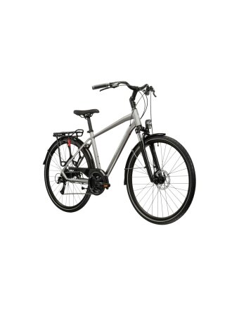 KROSS Trans 3.0 / Silver-Silver Blue Gloss / miesto dviratis (28") MY26