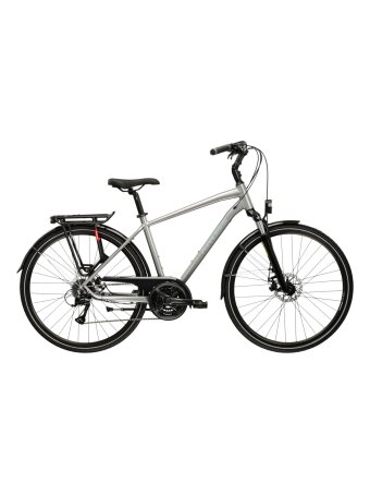 KROSS Trans 3.0 / Silver-Silver Blue Gloss / miesto dviratis (28") MY26