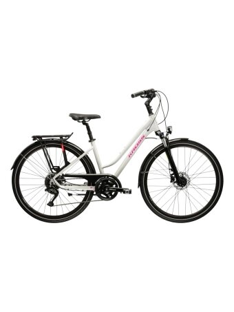 KROSS Trans 5.0 D gry-pin g moteriškas miesto dviratis (28") N