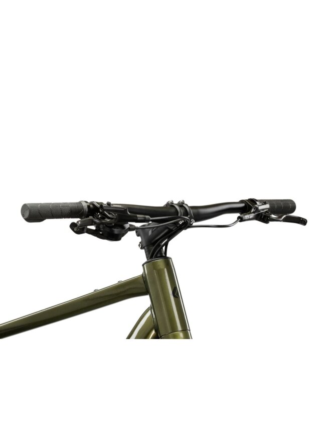 KROSS Esker 1.0 FL MY26 / Green-Graphite Glossy / Gravel dviratis (28") 3