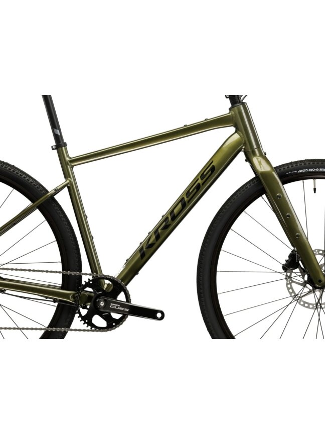 KROSS Esker 1.0 FL MY26 / Green-Graphite Glossy / Gravel dviratis (28") 4 KROSS Esker 1.0 FL MY26 / Green-Graphite Glossy / Gravel dviratis (28") 4