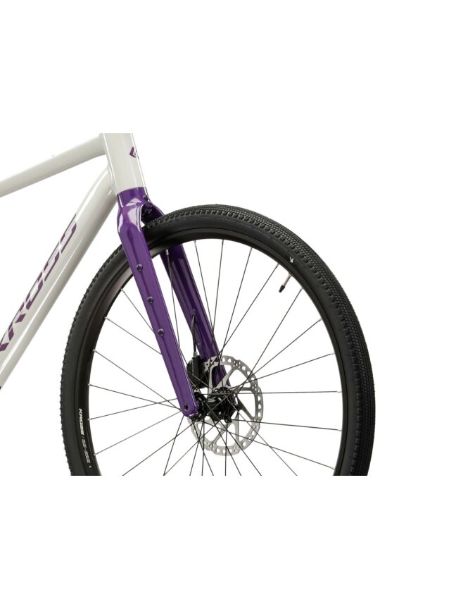 KROSS Esker 1.0 FL MY26 / Grey-Purple Glossy / Gravel dviratis (28") 6 KROSS Esker 1.0 FL MY26 / Grey-Purple Glossy / Gravel dviratis (28") 6