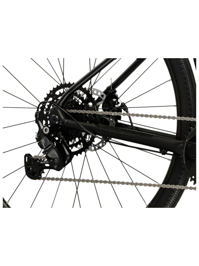 KROSS Esker 1.0 MY26 / Black-Graphite Matte / Gravel dviratis (28") 10