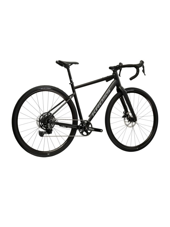 KROSS Esker 1.0 MY26 / Black-Graphite Matte / Gravel dviratis (28") 2 KROSS Esker 1.0 MY26 / Black-Graphite Matte / Gravel dviratis (28") 2