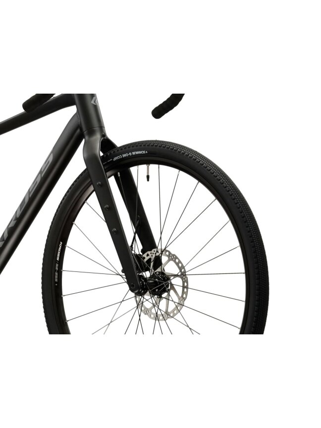 KROSS Esker 1.0 MY26 / Black-Graphite Matte / Gravel dviratis (28") 7