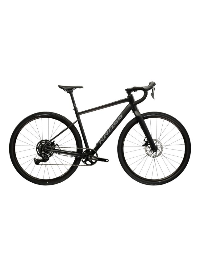 KROSS Esker 1.0 MY26 / Black-Graphite Matte / Gravel dviratis (28") KROSS Esker 1.0 MY26 / Black-Graphite Matte / Gravel dviratis (28")
