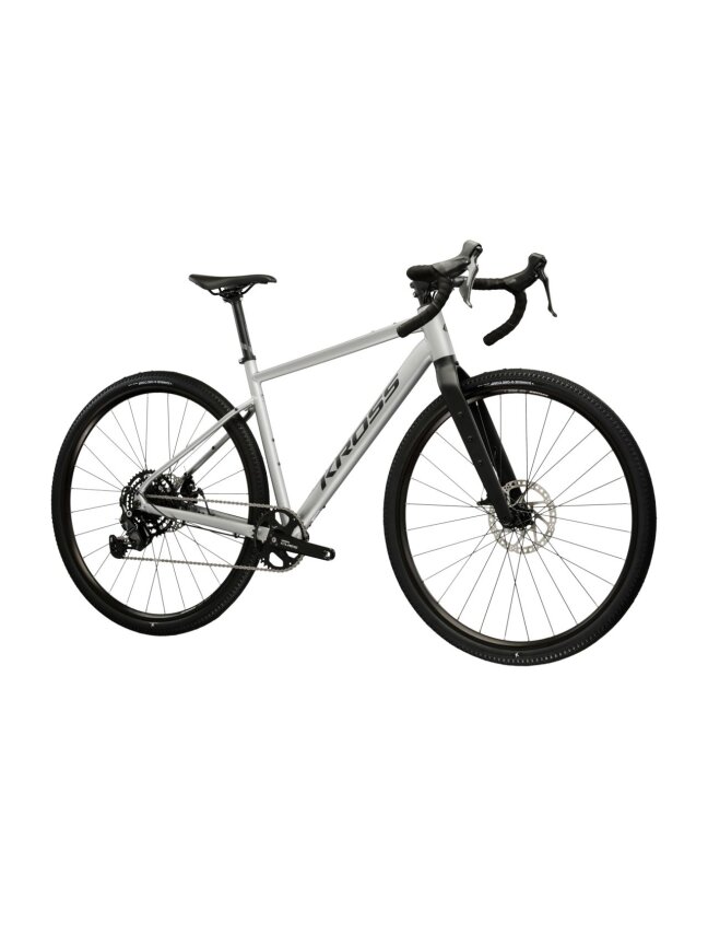 KROSS Esker 1.0 MY26 / Grey-Graphite Matte / Gravel dviratis (28") 1 KROSS Esker 1.0 MY26 / Grey-Graphite Matte / Gravel dviratis (28") 1