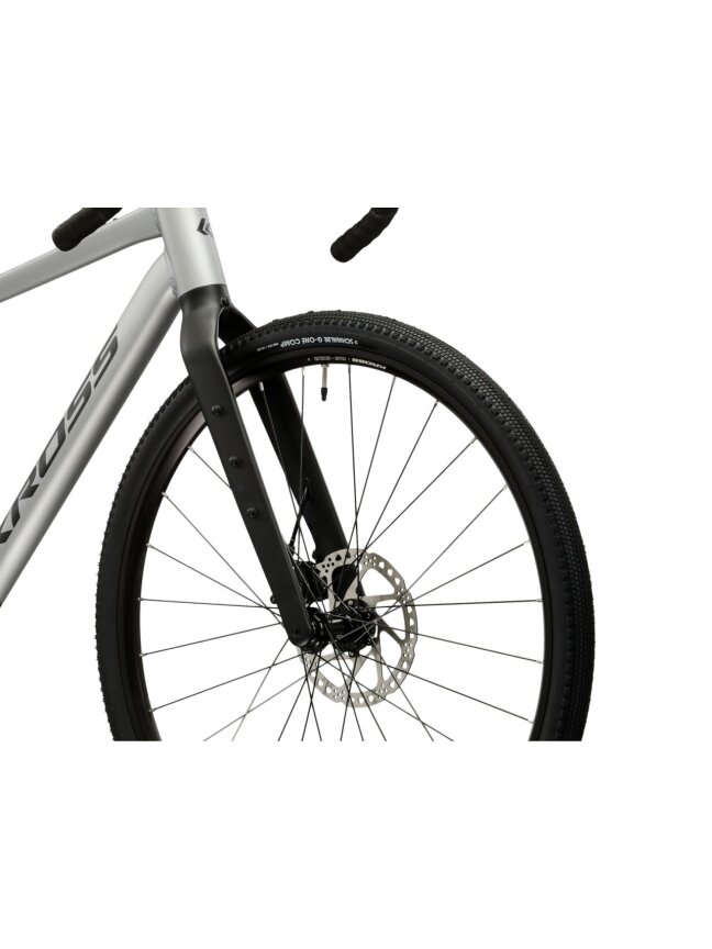 KROSS Esker 1.0 MY26 / Grey-Graphite Matte / Gravel dviratis (28") 3 KROSS Esker 1.0 MY26 / Grey-Graphite Matte / Gravel dviratis (28") 3