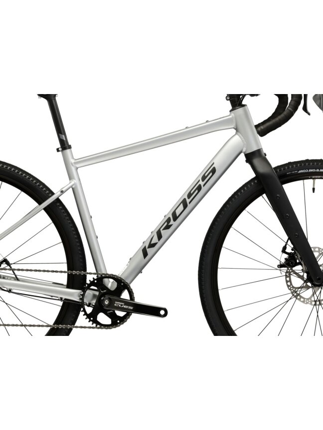 KROSS Esker 1.0 MY26 / Grey-Graphite Matte / Gravel dviratis (28") 4 KROSS Esker 1.0 MY26 / Grey-Graphite Matte / Gravel dviratis (28") 4