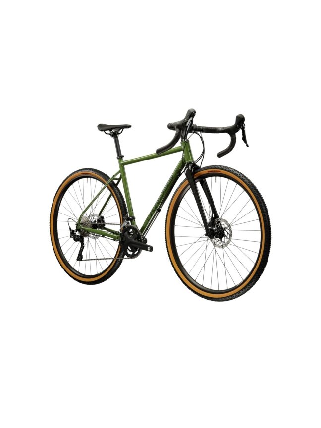KROSS Esker 4.0 NG / Green-Black Gloss / gravel dviratis (28") 1