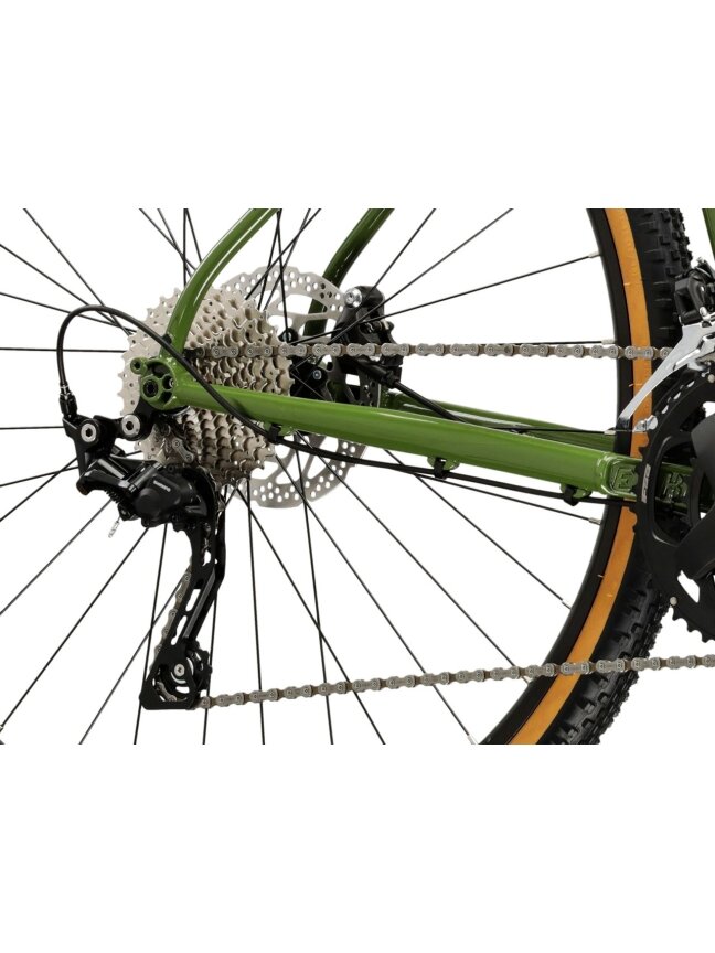 KROSS Esker 4.0 NG / Green-Black Gloss / gravel dviratis (28") 6