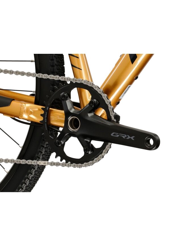 KROSS Esker 5.0 MY25 / Gold-Graphite Gloss / gravel dviratis (28'') 9