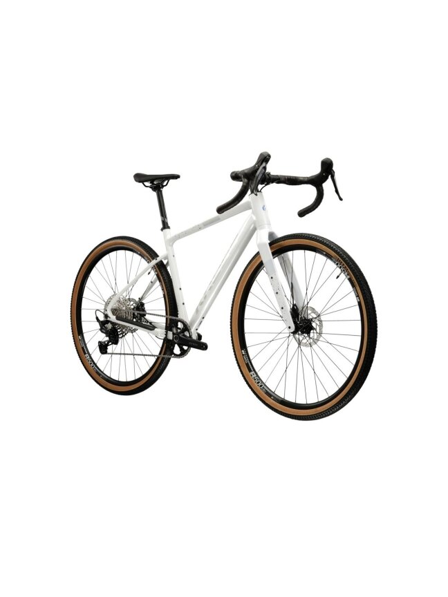 KROSS Esker 5.0 ULT.RA / White-Holo Gloss / gravel dviratis (28'') MY25 1