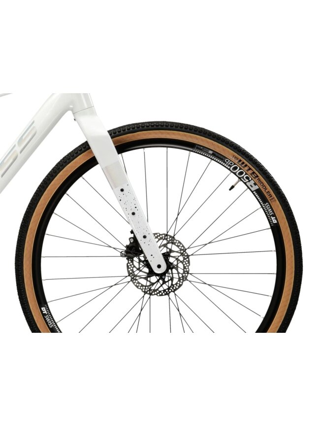 KROSS Esker 5.0 ULT.RA / White-Holo Gloss / gravel dviratis (28'') MY25 5
