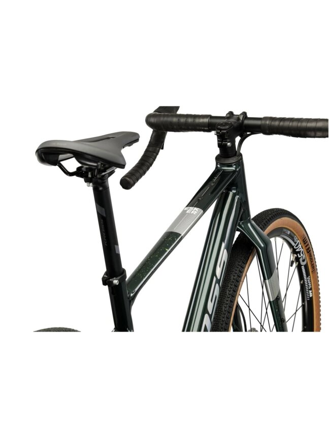 KROSS Esker 6.0 ULT.RA / Green-Holo Gloss / gravel dviratis (28'') MY25 6