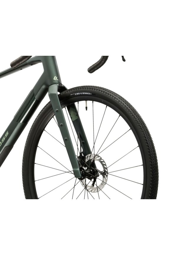 KROSS Esker ADV 1.0 MY26 / Green-Green Matte / gravel dviratis (28'') 6 KROSS Esker ADV 1.0 MY26 / Green-Green Matte / gravel dviratis (28'') 6