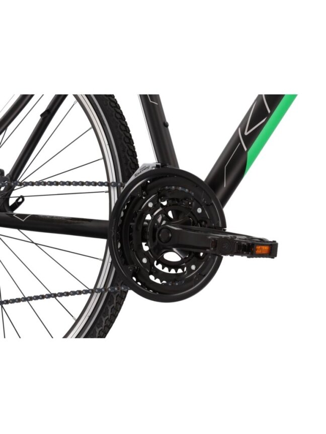 KROSS Evado 2.0 / Black-Green Matte / hibridinis dviratis (28") 5 KROSS Evado 2.0 / Black-Green Matte / hibridinis dviratis (28") 5