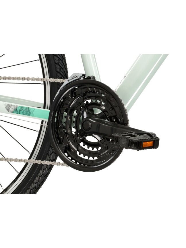KROSS Evado 2.0 D MY26 / Mint-Black Gloss / moteriškas hibridinis dviratis (28'') 7 KROSS Evado 2.0 D MY26 / Mint-Black Gloss / moteriškas hibridinis dviratis (28'') 7