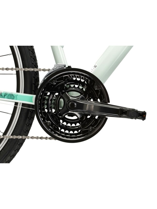 KROSS Evado 2.0 D MY26 / Mint-Black Gloss / moteriškas hibridinis dviratis (28'') 8 KROSS Evado 2.0 D MY26 / Mint-Black Gloss / moteriškas hibridinis dviratis (28'') 8