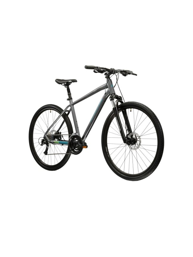 KROSS Evado 3.0 / Grey - Sea Gloss / hibridinis dviratis (28") 2 KROSS Evado 3.0 / Grey - Sea Gloss / hibridinis dviratis (28") 2