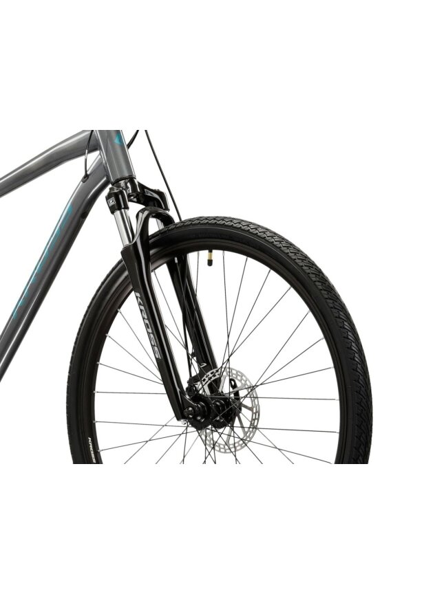 KROSS Evado 3.0 / Grey - Sea Gloss / hibridinis dviratis (28") 5 KROSS Evado 3.0 / Grey - Sea Gloss / hibridinis dviratis (28") 5