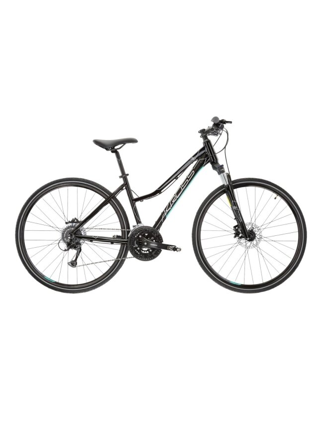 KROSS Evado 5.0 bla-tur g Moteriškas hibridinis dviratis (28")