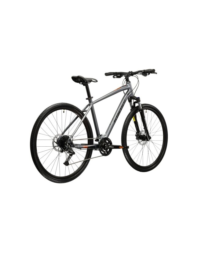 KROSS Evado 5.0 gry-bla g hibridinis dviratis (28'') MY25 2
