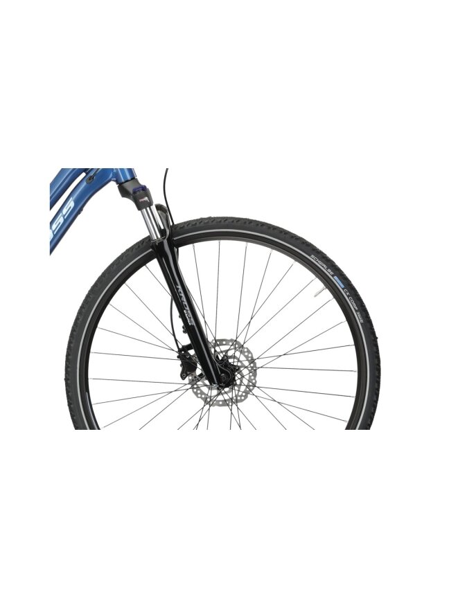KROSS Evado 6.0 D PP blu-sbl g moteriškas hibridinis dviratis (28") 9