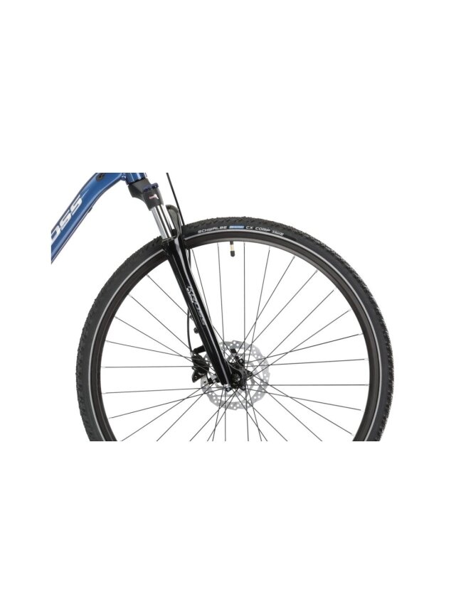 KROSS Evado 6.0 PP blu-sil g hibridinis dviratis (28") 8 KROSS Evado 6.0 PP blu-sil g hibridinis dviratis (28") 8