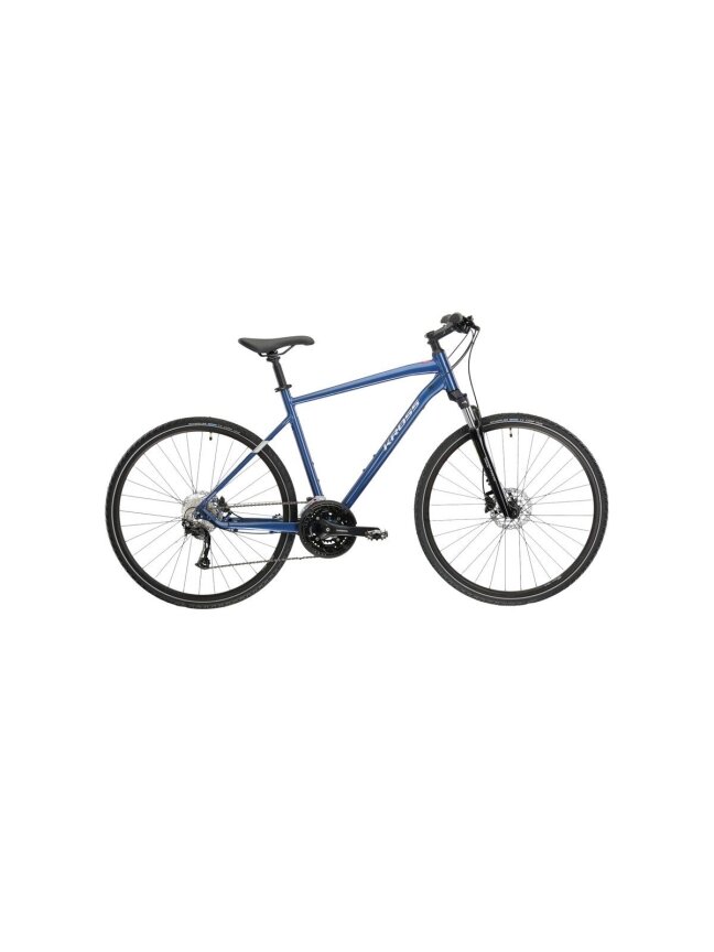 KROSS Evado 6.0 PP blu-sil g hibridinis dviratis (28") KROSS Evado 6.0 PP blu-sil g hibridinis dviratis (28")