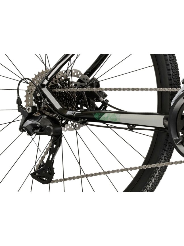 KROSS Evado 7.0 / Black-Silver Gloss / hibridinis dviratis (28") 8