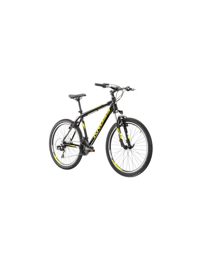 KROSS Hexagon 1.0 bla-yel-gry g kalnų (MTB) dviratis (26") 2