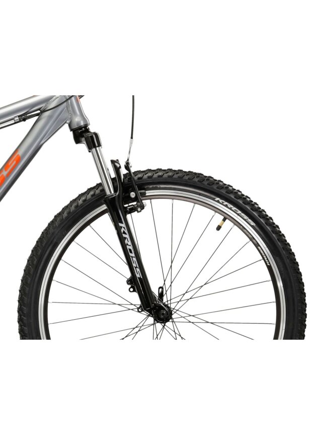 KROSS Hexagon 1.0 MY26 / Graphite-Orange Gloss / kalnų (MTB) dviratis (26") 4
